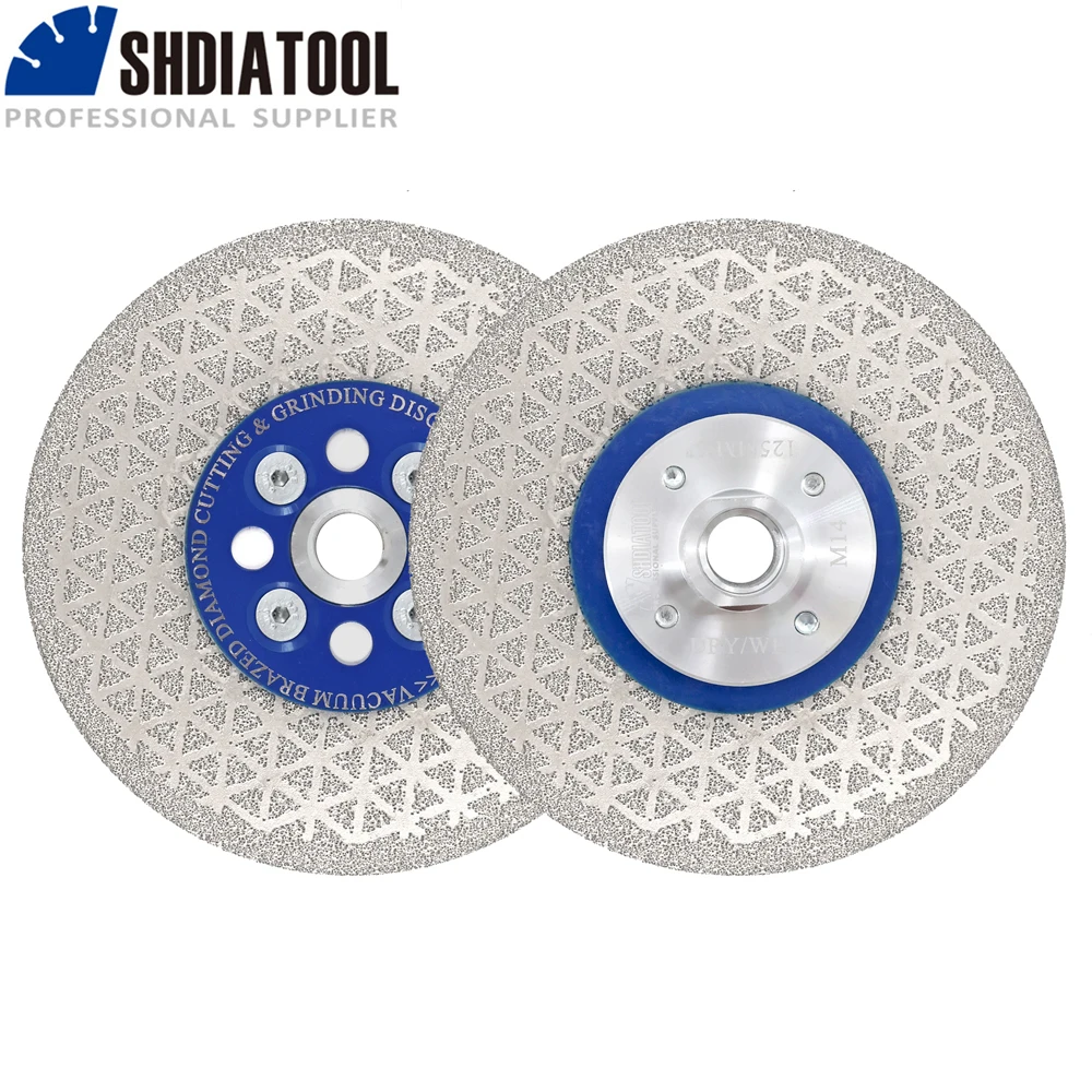 SHDIATOOL 1pc Double-sided Diamond Cutting Grinding Disc 4\