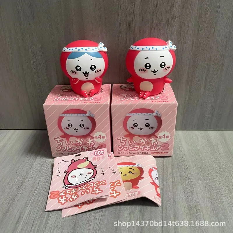 4 Pcs/Set Chiikawas Kawaii Takoyaki Series Usagi Hachiware Figures Theme Blind Box Doll Cute Mystery Toy Desktop Decoration Gift