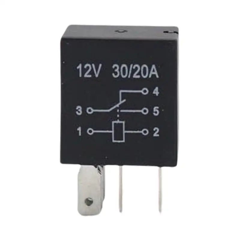 Przekaźniki samochodowe 12V 20/30 Amp 12v DC Wodoodporny przekaźnik i wiązka przewodów miedzianych o dużej wytrzymałości 4-pinowy przekaźnik samochodowy do łodzi