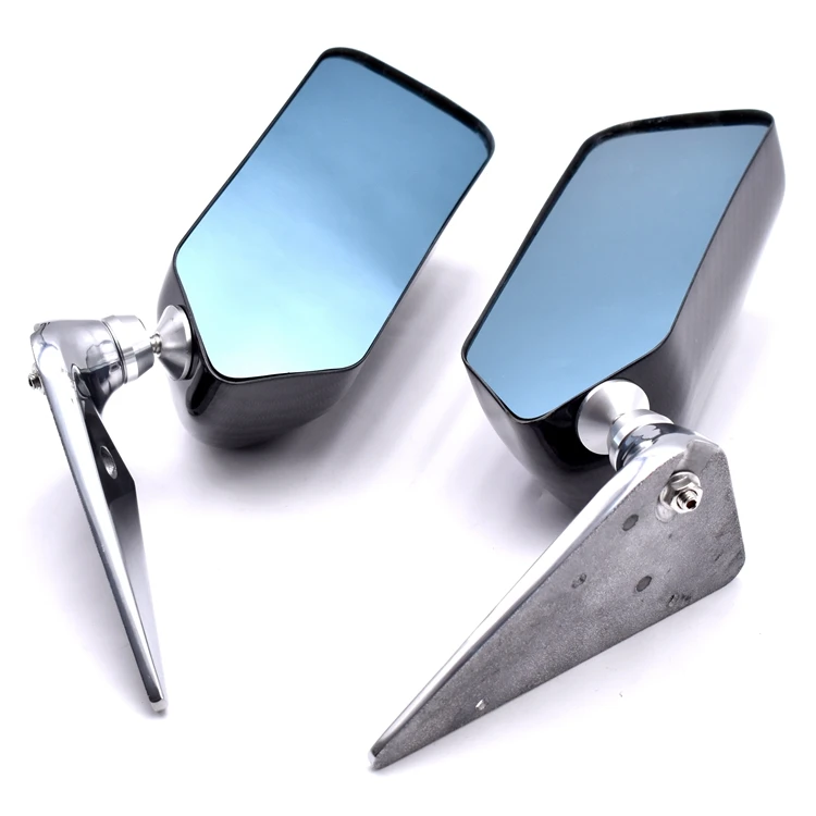 

Universal Carbon Fiber Blue Tint Rear View Mirror Indoor for Car Auto