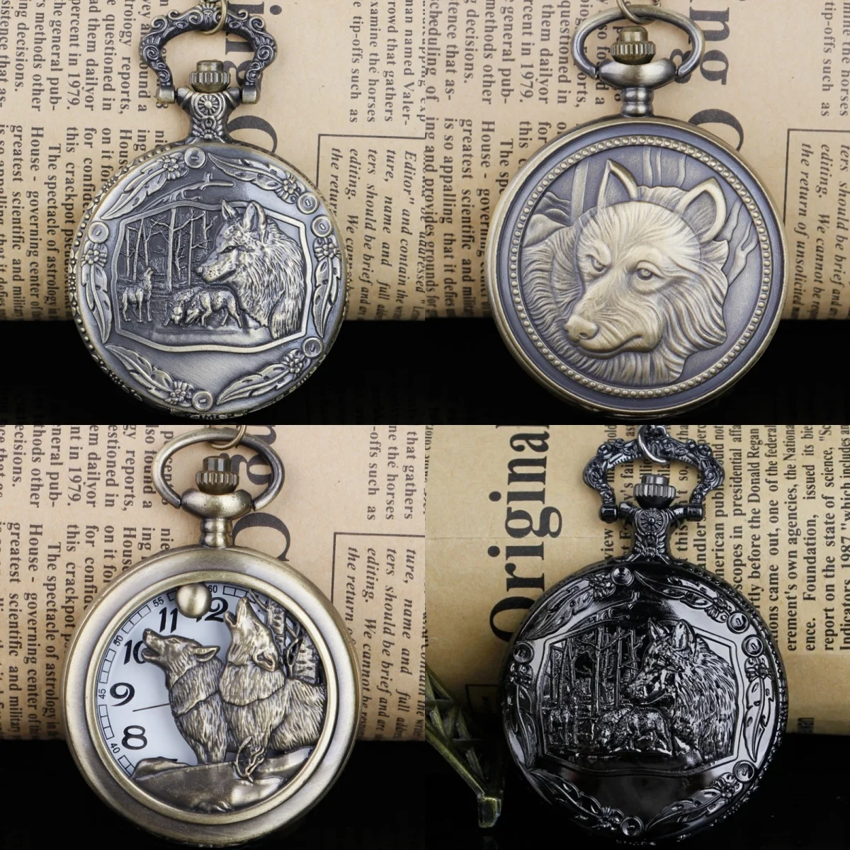 メンズレトロ中空懐中時計ネックレスペンダント刻印数字タイミングアクセサリーペンダント女性への最高の贈り物