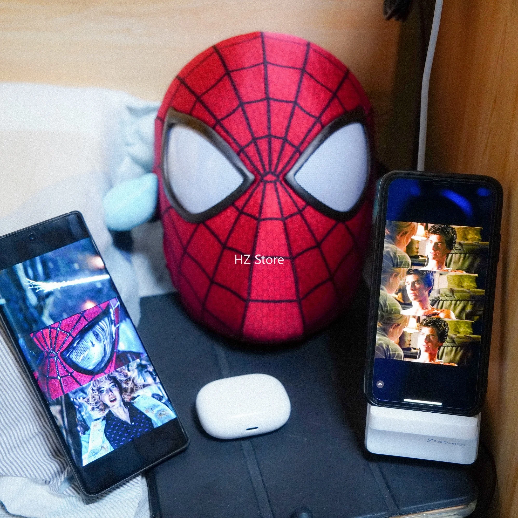 アメイジング スパイダーマン　マスク　1/1 シェルマスク付　3D 即日発送! アメイジング スパイダーマン マスク 1/1 シェルマスク付 3D