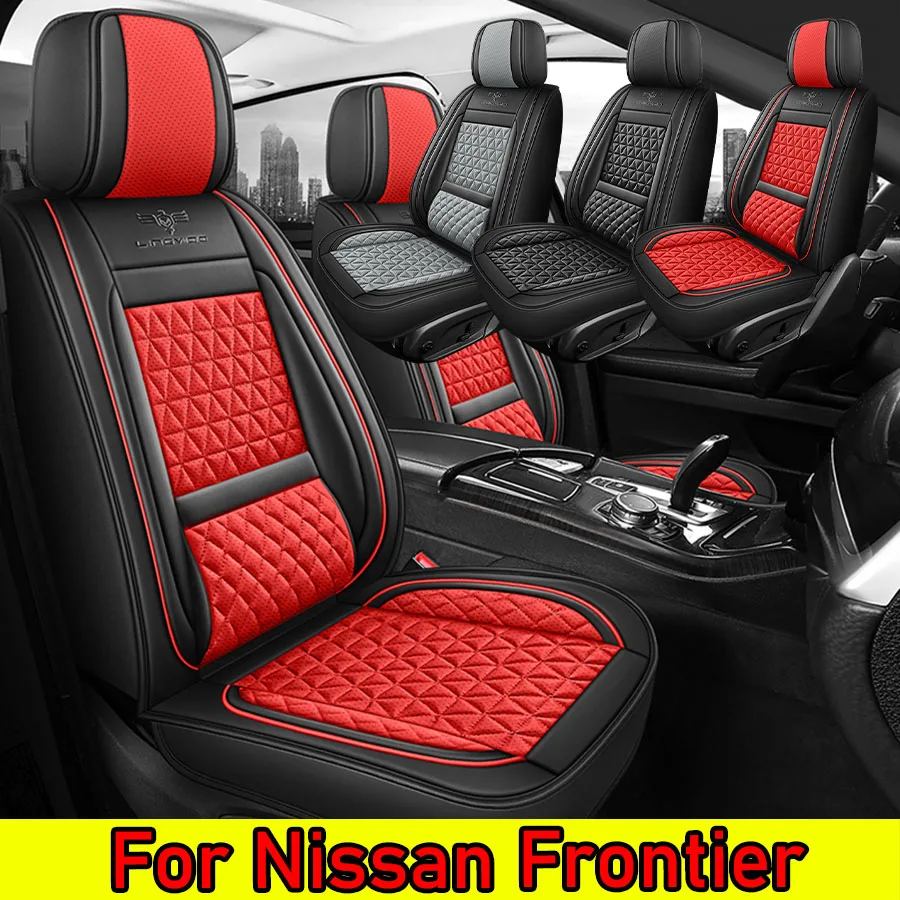 

For Nissan Frontier Car seat cover waterproof PU leather soft and comfortable solid waist fully wrapped seat cover