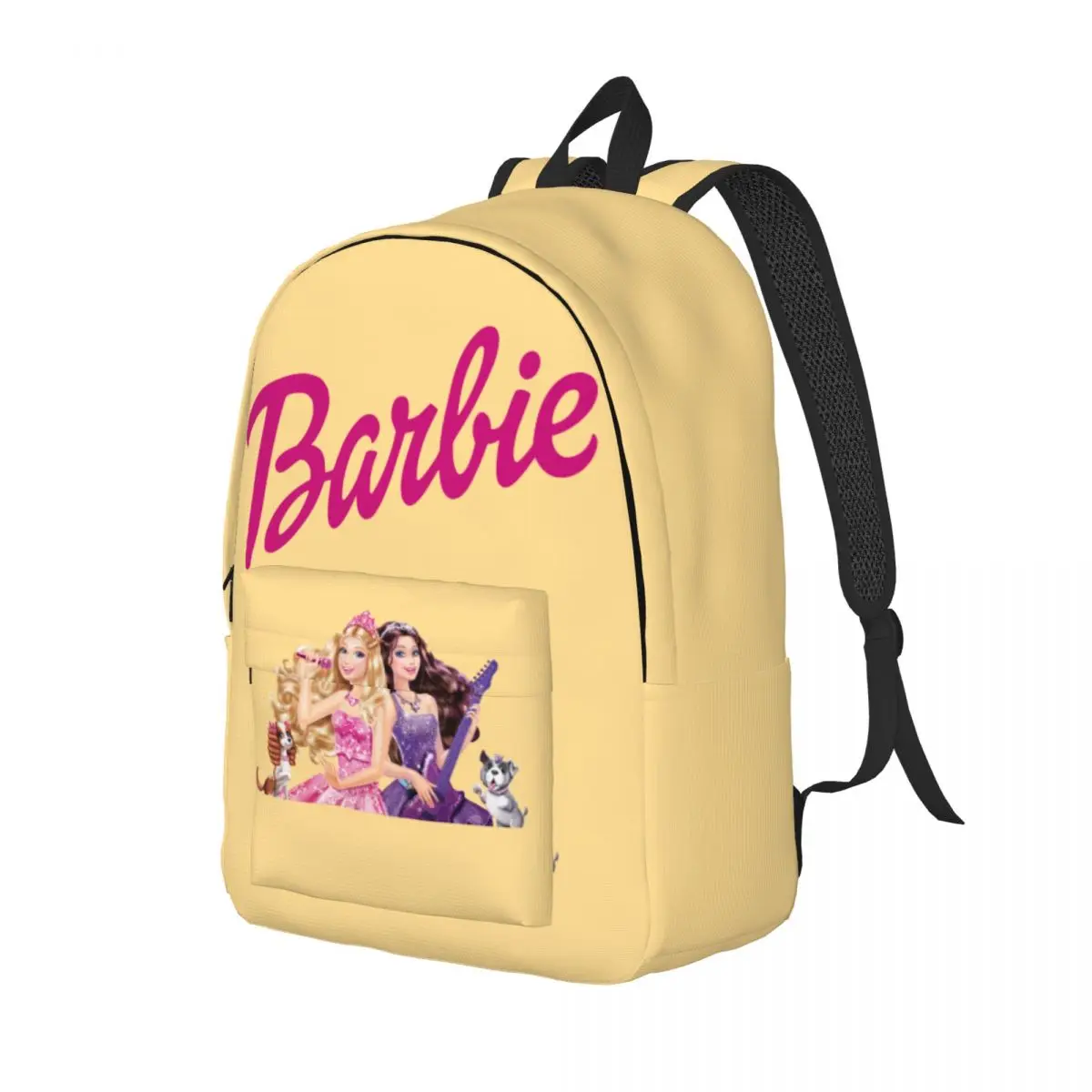 Weekend Picnic Cute Barbie Multi Compartment Lightweight Sanrio Barbie Laptop Bag High School Students Schoolbag For Gifts