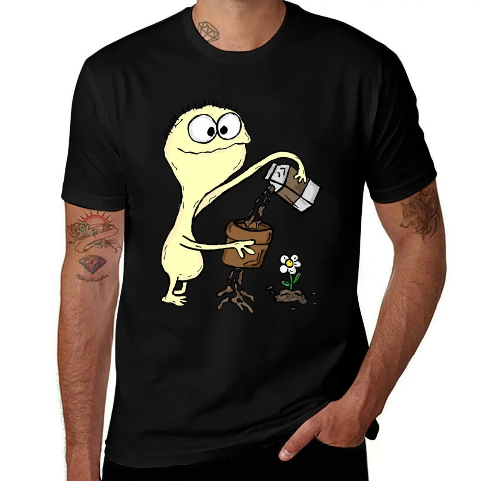 Cheese Spilling Chocolate Milk - Foster's Home for Imaginary Friends T-Shirt Casual Daily Graphic Tee T-Shirt