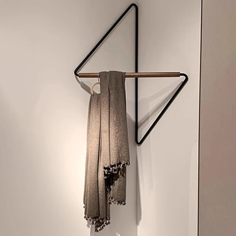 Wooden Wall Hanger Coat Racks Minimalist Furniture Living Room Coat Racks Organizer Hallstand Creative Design Hallstand Nordic