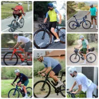 DAREVIE Men's Cycling Bretelle Seamless 2.0 PRO Level Men Cycling Shorts 6H 500KM Ride Men's Cycling Bib Shorts 4-Way Stretch 3