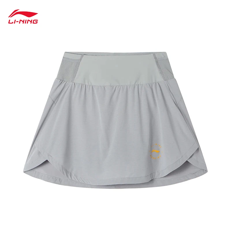 

LI-NING Running Series Women Short Skirts AT DRY Comfortable Breathable Solid Color Sports short skirts ASKV022