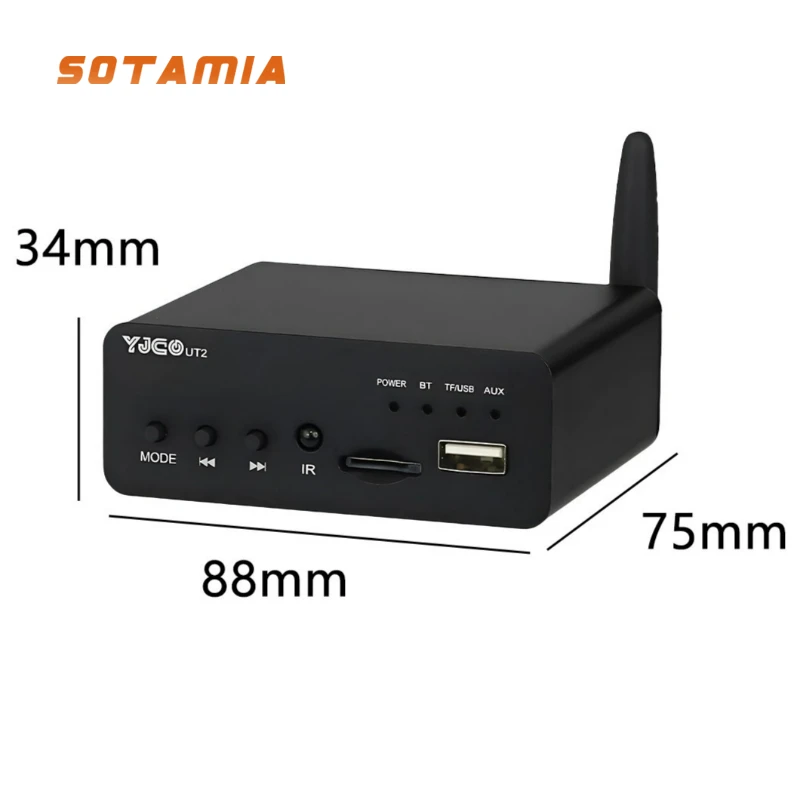 

SOTAMIA Fever HIFI Audio Bluetooth 5.4 Receiver ES9023 Decoding U Disk TF Card LOSSLESS Player APP