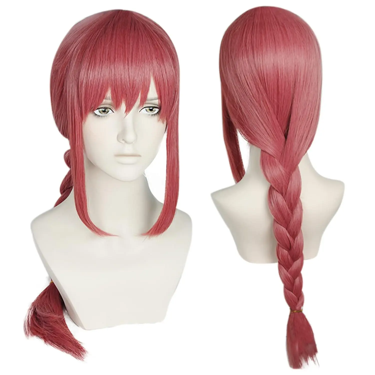

Makima Braided Wig for Women Long Straight Cosplay Wig with Ponytails Wigs Synthetic Hair Wig Costume for Anime