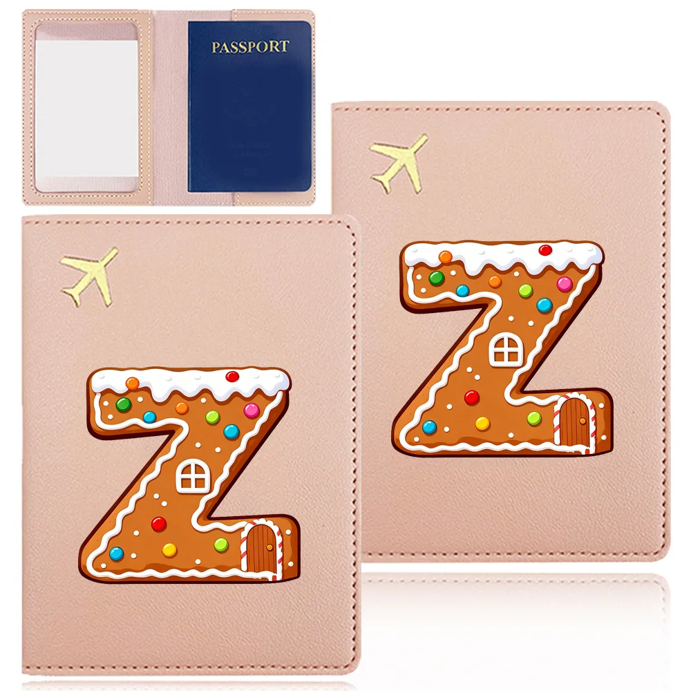 بسيطة بو حامل جواز السفر جواز السفر بطاقة واقية حالة السفر المحمولة المحفظة أساسيات السفر نمط منزل الزنجبيل