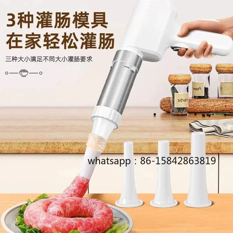 110V Electric Noodle Press, Small Household, Fully Automatic Handheld Enema Machine