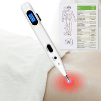 Electronic Acupuncture Pen Point Massager Electric Meridian Laser Therapy Heal Massage Pen Face Energy Pen Back Pain Relief Tool