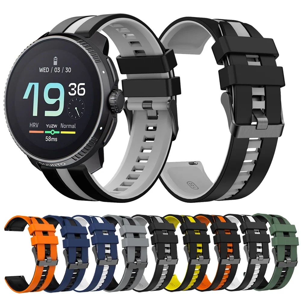 Sport Silikon armband für Suunto Peak Pro DC Armbanduhr Armband für Suunto Race s/Vertical/Ocean Band 20mm 22mm Armband