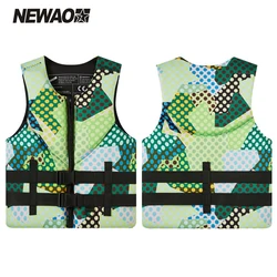 Life Jacket for Adults, Motorboats, Kayak, Ski, Wakeboard, Raft Rescue, Boat, Fishing, Drifting, Safety Swimming Life Vest
