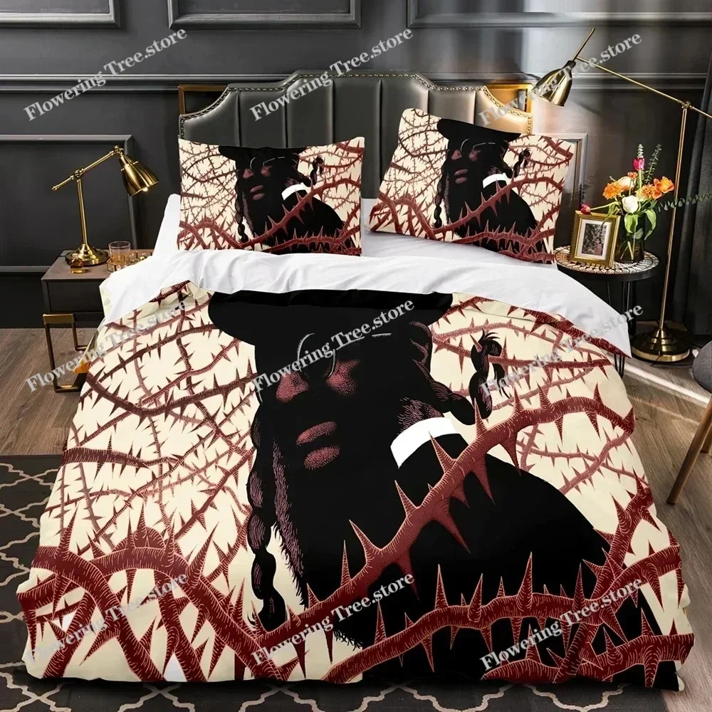 

3D Print Black Fairy Bedding Set Duvet Cover Bed Set Quilt Cover Pillowcase Comforter king Queen Size Boys Adult Bedding Set0299