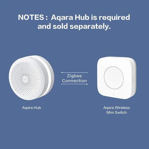 Умный мини-выключатель Aqara Zigbee для HomeKit и Xiaomi — детальный вид товара