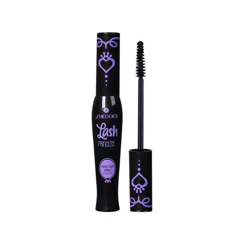 InjFiber-Mascara waterproof noir pour les cils, extension capillaire, ne se décolore pas, brosse durable