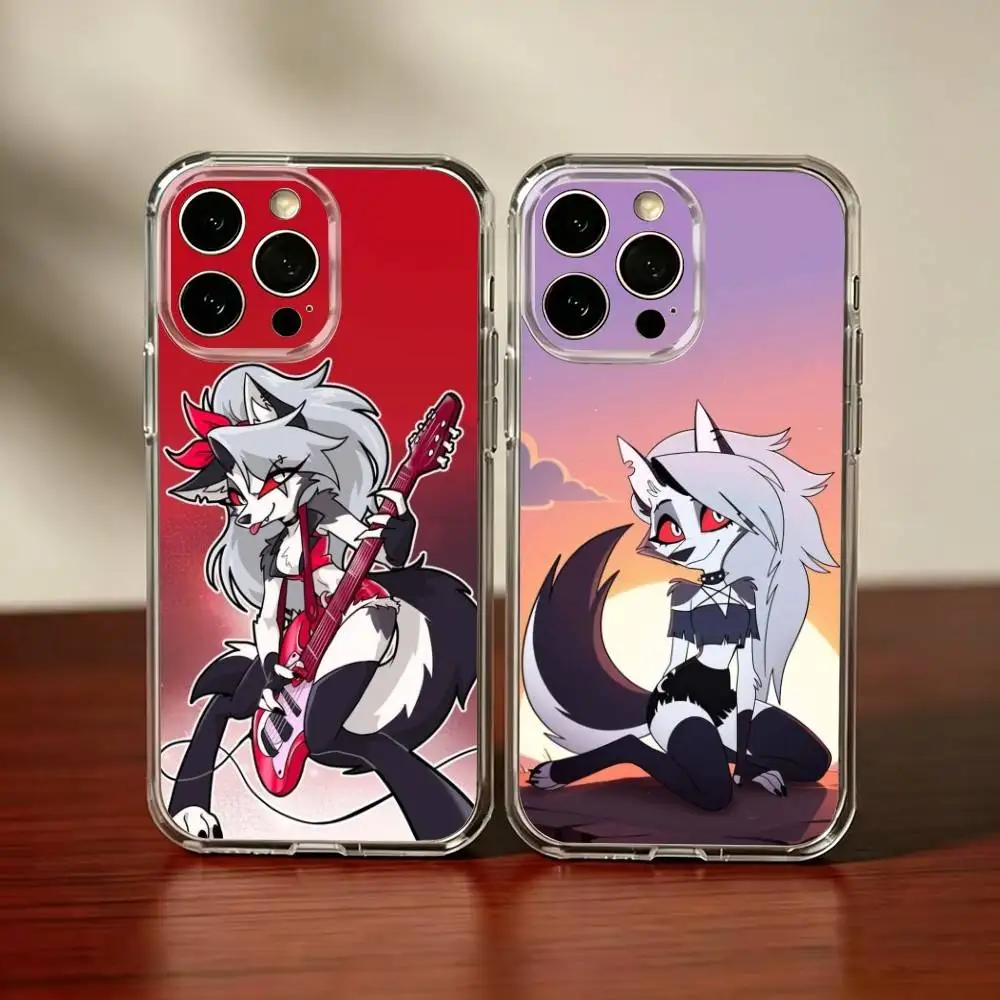 H-Helluva B-Boss Loona Phone Case Transparent Silicone Soft For iPhone18 17 16 15 14 13 12 11 Mini Pro Max Plus Gift
