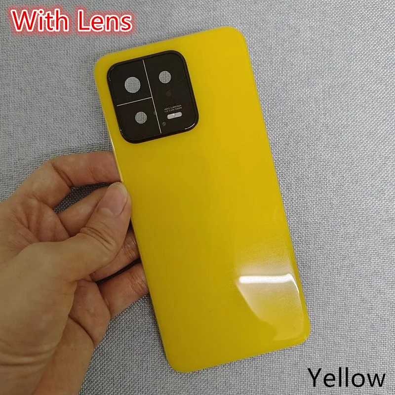 Tylna pokrywa baterii Mi13 do Xiaomi Mi 13 Tylna obudowa Szklana obudowa Wymień naprawę części zamiennych + obiektyw aparatu — zdjęcie produktu 5