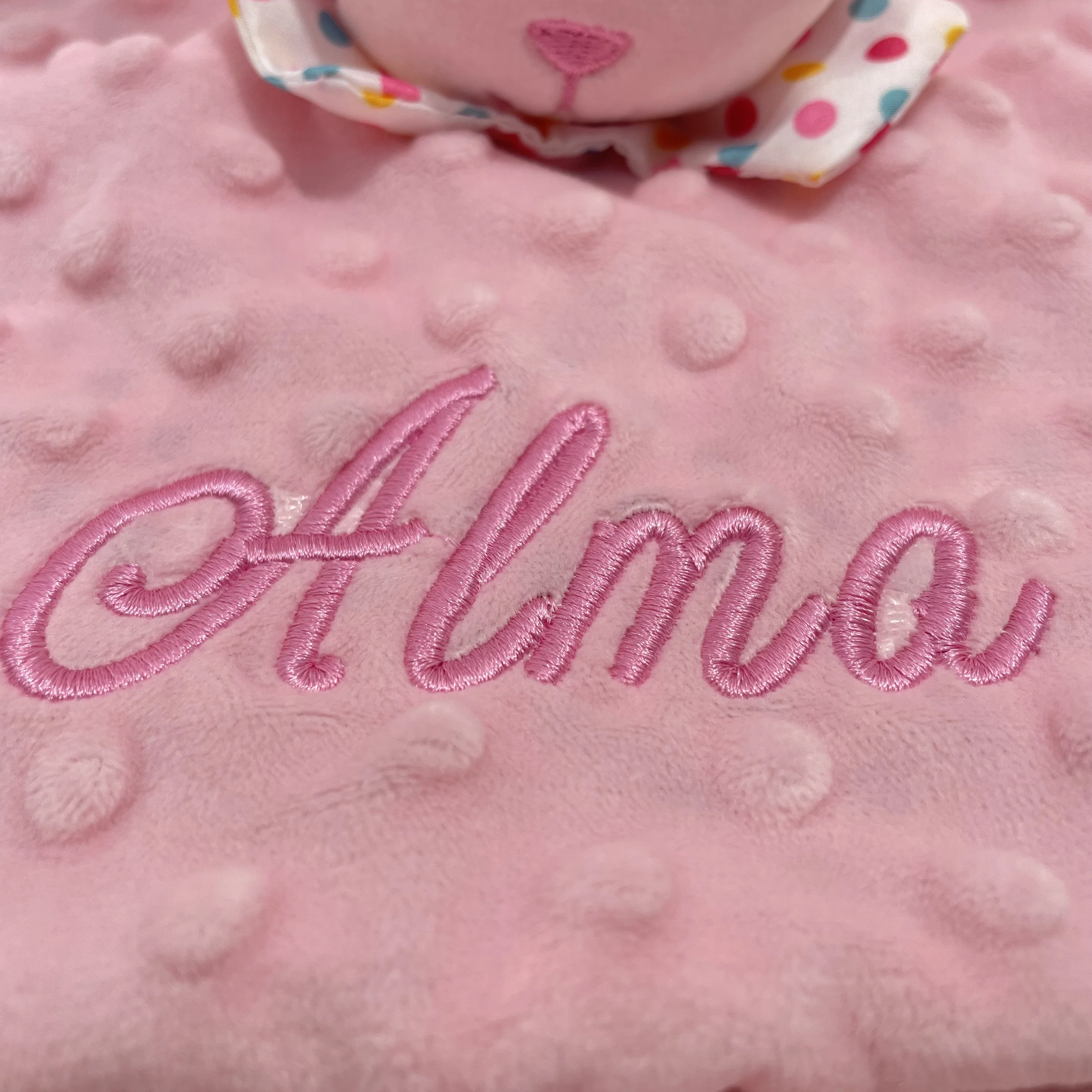 Anpassbare Baby Name Plüsch Tröster Decke Gefüllte Schlafpuppe Kinder Mode Schlafspielzeug Beruhigendes Handtuch Geschenk für Neugeborene – Detail 14