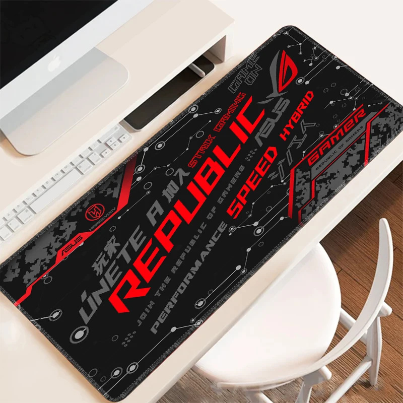 Large Mouse Pad 900x400 Asus Rog Mousepad Gamer Desk Mat Office Accessories Pc Cabinet Games Computer Keyboard Gaming Mouse Mats