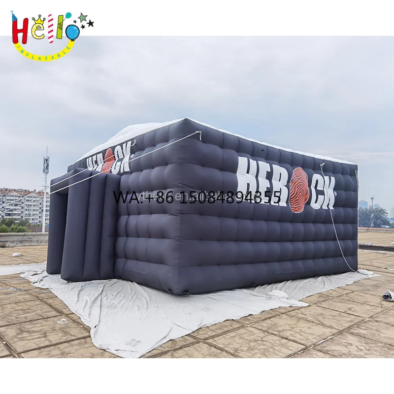 Lighted Party Giant Inflatable Tent Party Inflatable Nightclub Tent for Wedding Inflatable Club Party Tent with LED