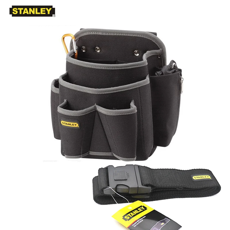 Stanley 1-Piece 5 Pockets Working Waist Bag For Tools Toughbuild Electrician Bags Belt Storage Organizer Hand Tool Holder