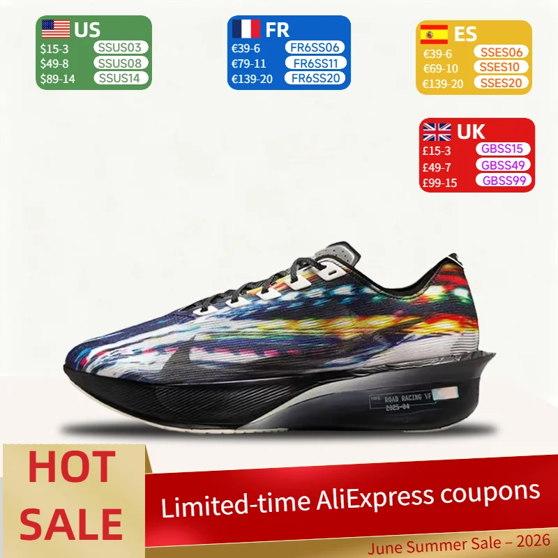 

Nike VAPORFLY4 Comfortable and Wear-resistant Low-top Sporty Casual Racing Running Shoes for Men - Black white IB8167-999