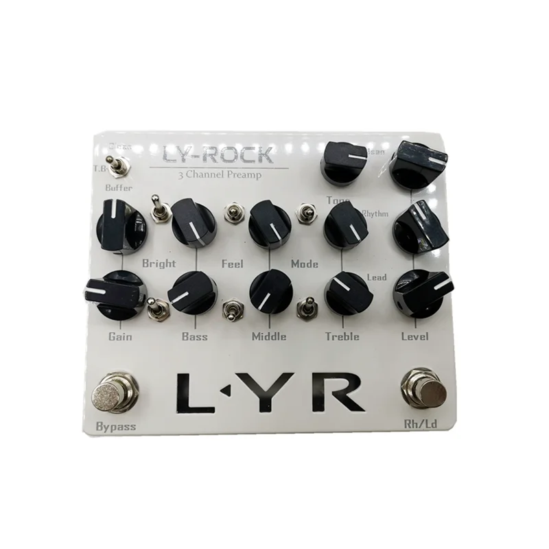 LY-09 Guitar Accessories For KSR Ceres 3 Channel Landing Preamp Preamplifier Tone Clean Rhythm Lead Bypass