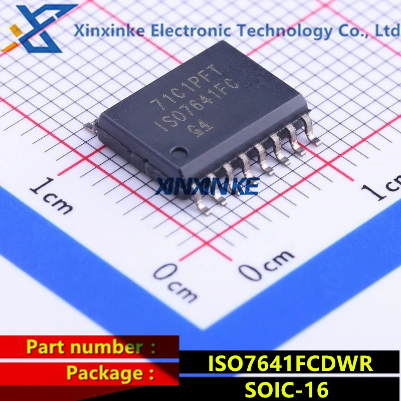 

ISO7641FCDWR SOIC-16 Digital Isolators 4k Vpk Low Power 4Ch 25Mbps Digital Iso Brand New Original