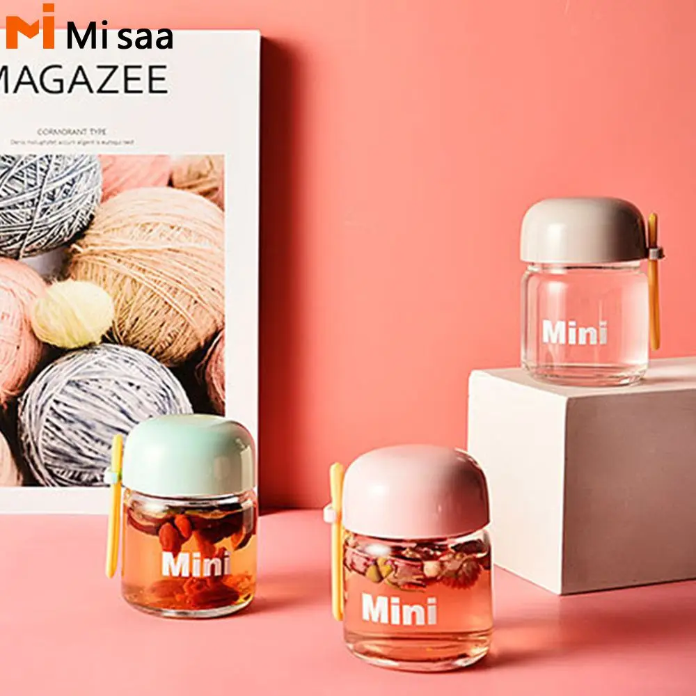 Small Water Cup Convenient Durable Leak-proof Best-selling Fashionable Trend Cute Design Mini Water Bottle Water Cup Glass Safe