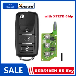 XHORSE XEB510EN B5 per Volkswagen Super Remote con XT27B Super Chip utilizzato con strumento chiave VVDI2 VVDI