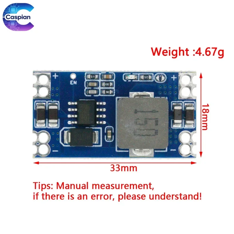 Mini560 5A High Efficiency Output 3.3V 5V 9V 12V Step Down DC-DC Converter Voltage Regulator Buck Stabilized Power Supply Module