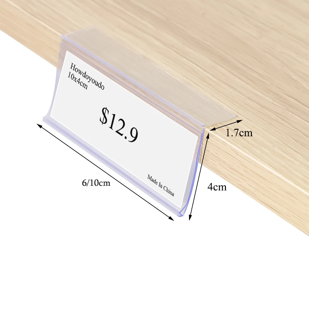 

50 шт. пластиковые полоски для передачи данных из ПВХ L, клейкая лента, механизменный ценник, дисплей, полка, вывеска, этикетка, держатель для карт, стойка для супермаркета