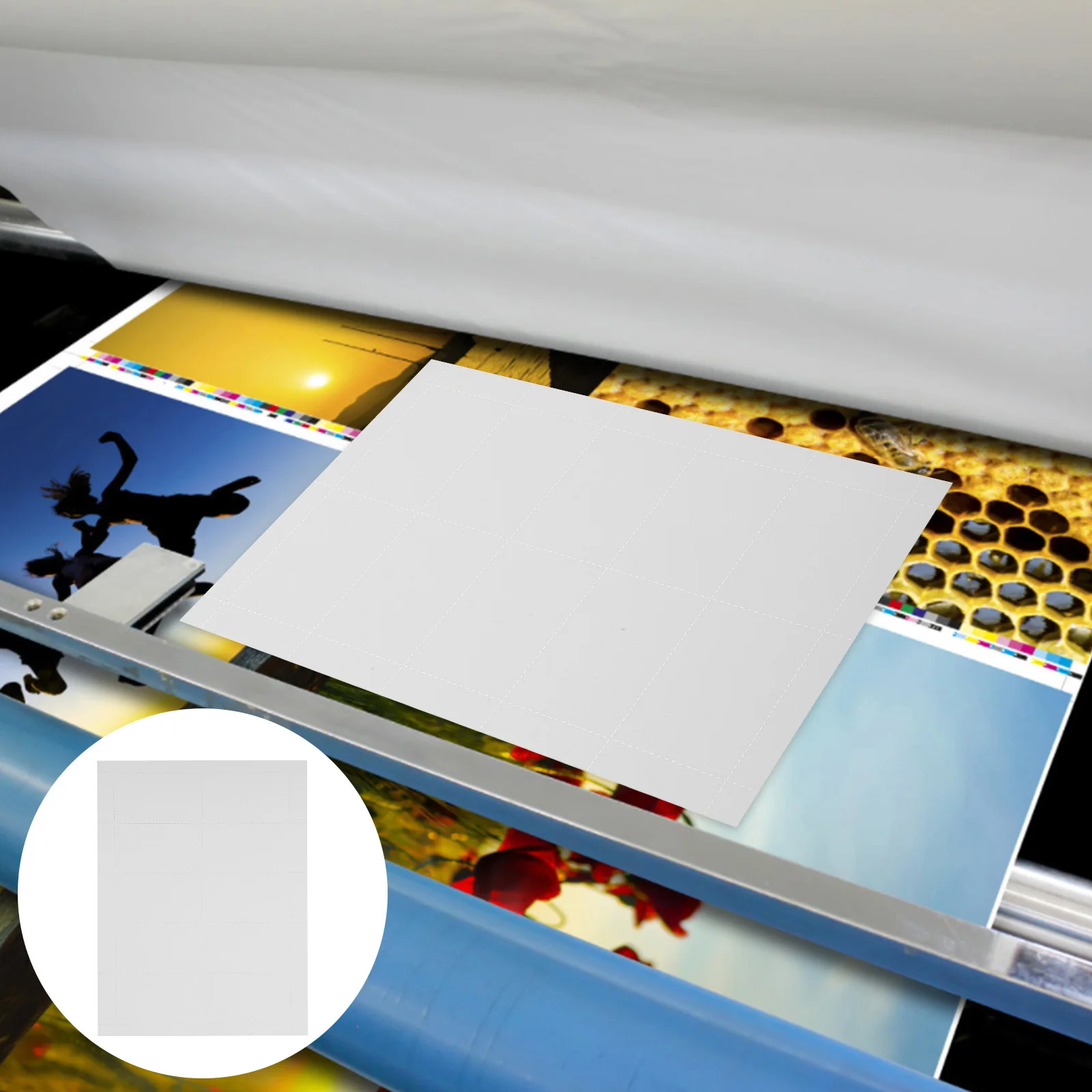 

10 Sheets Printable Blank Business Cards Cardstock Diy Printing Paper For Small Business Owners Multipurpose Card