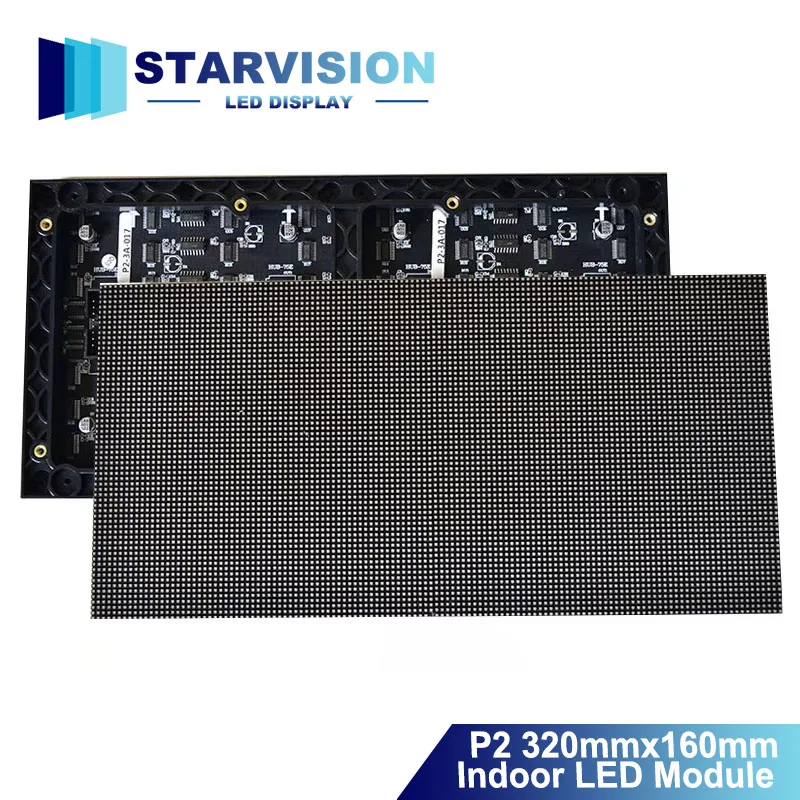 P2 Indoor RGB Full Color LED Module 320x160mm SMD LED Display Screen Panel