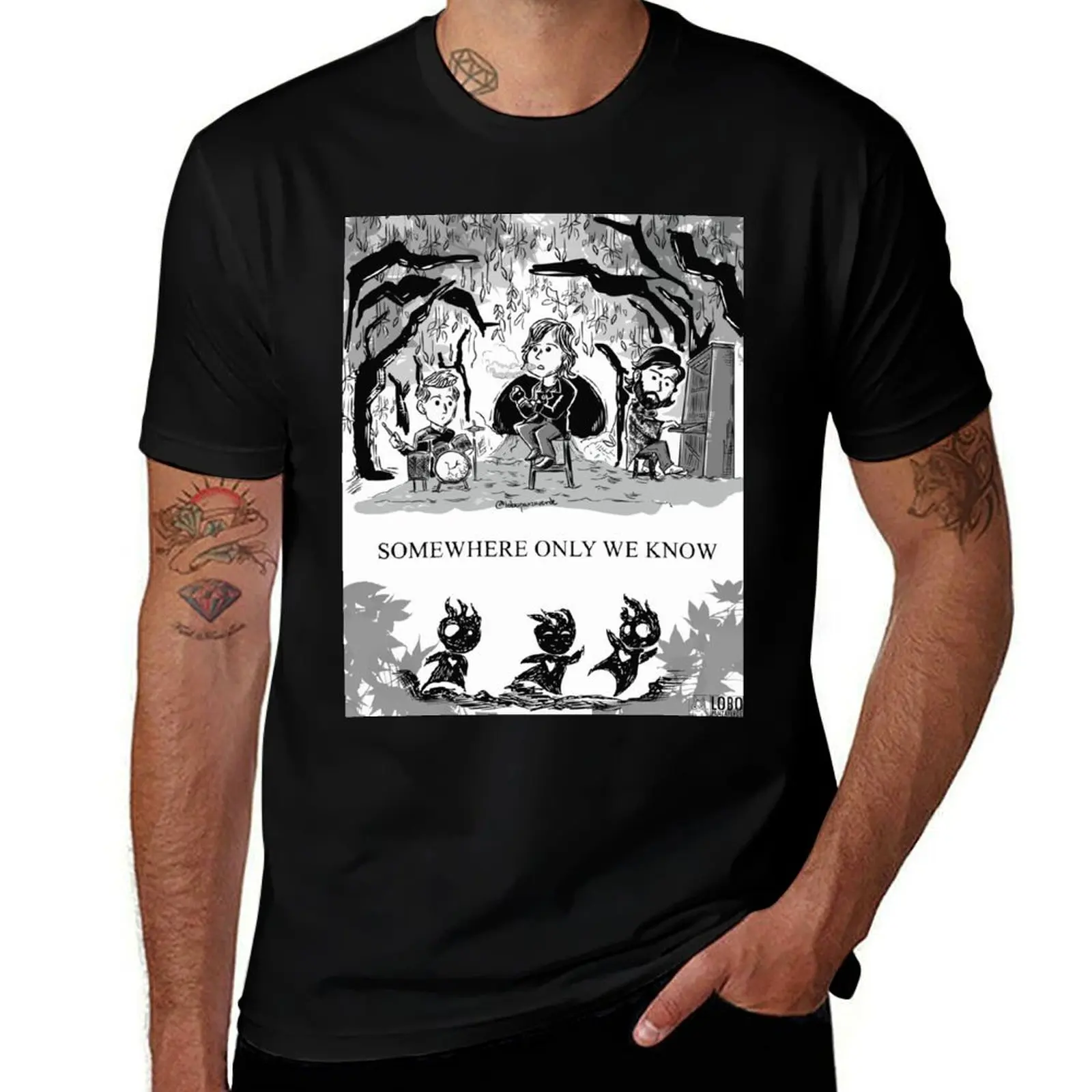 Keane - Somewhere Only We Know T-Shirt Summer Holiday T-Shirt