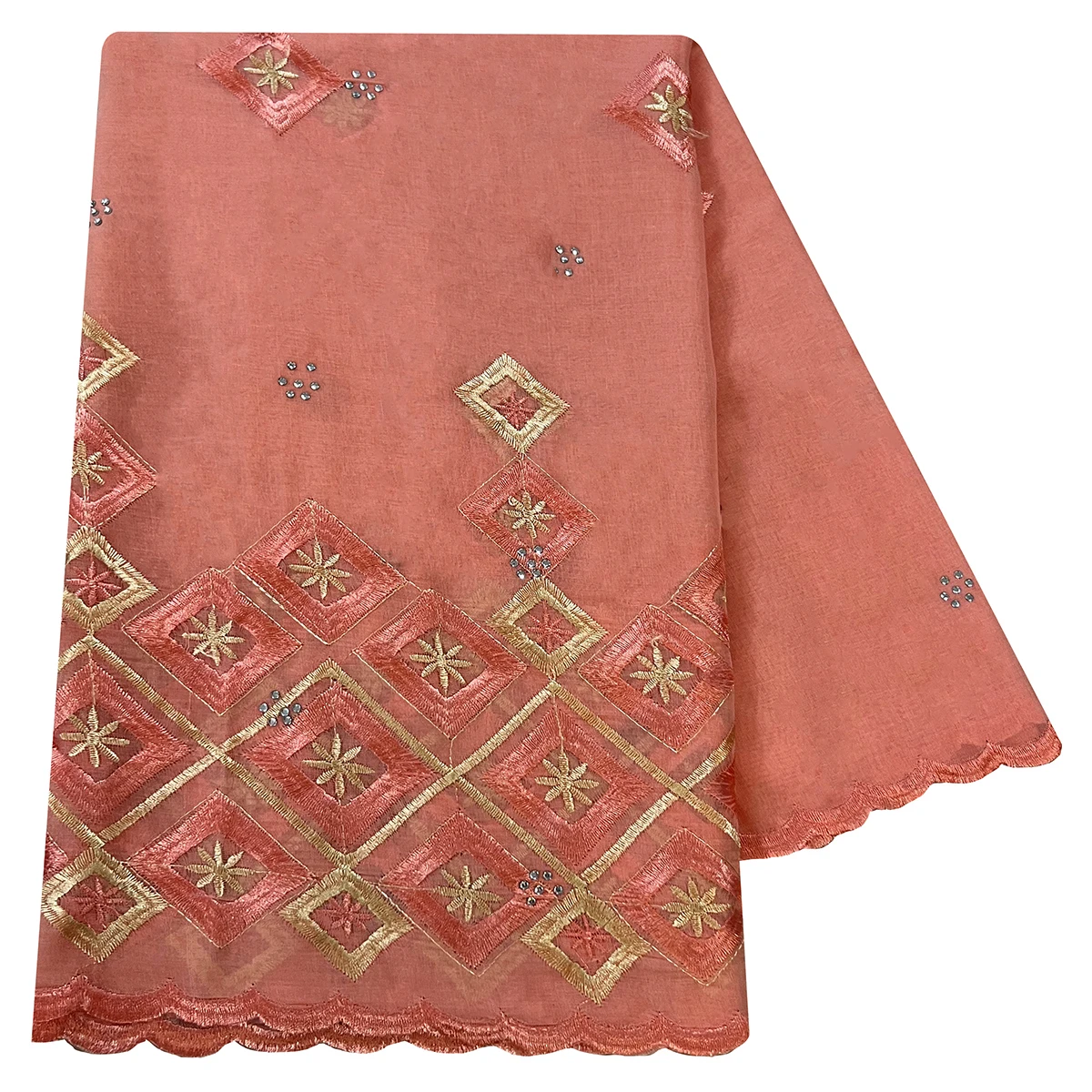 New African Women Scarfs Special Price Limited Time Discount Embrodiery Cotton With Grenadine Big Scarf for Shawls Pashmina 6