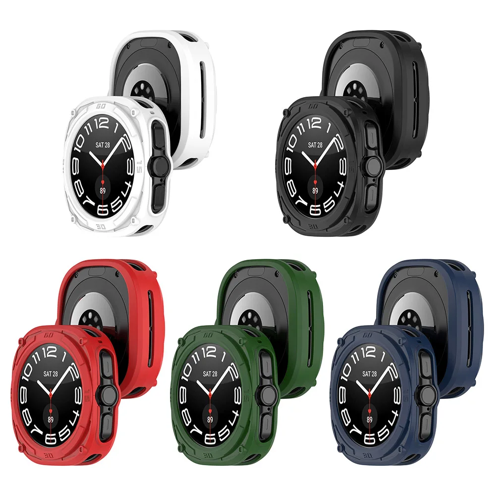 حافظة ساعة مضادة للإسقاط من البولي يورثان الحراري لسامسونج جالاكسي ، مقاومة للصدمات ، مصد ناعم ، غلاف كامل ، الترا 7 ، 47