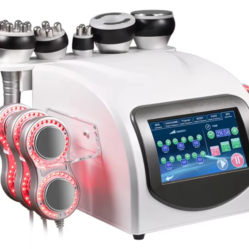 6 in 1 40K Fat Burner Cavitation Machine Weight Loss Body Slimming Cavitation Machine