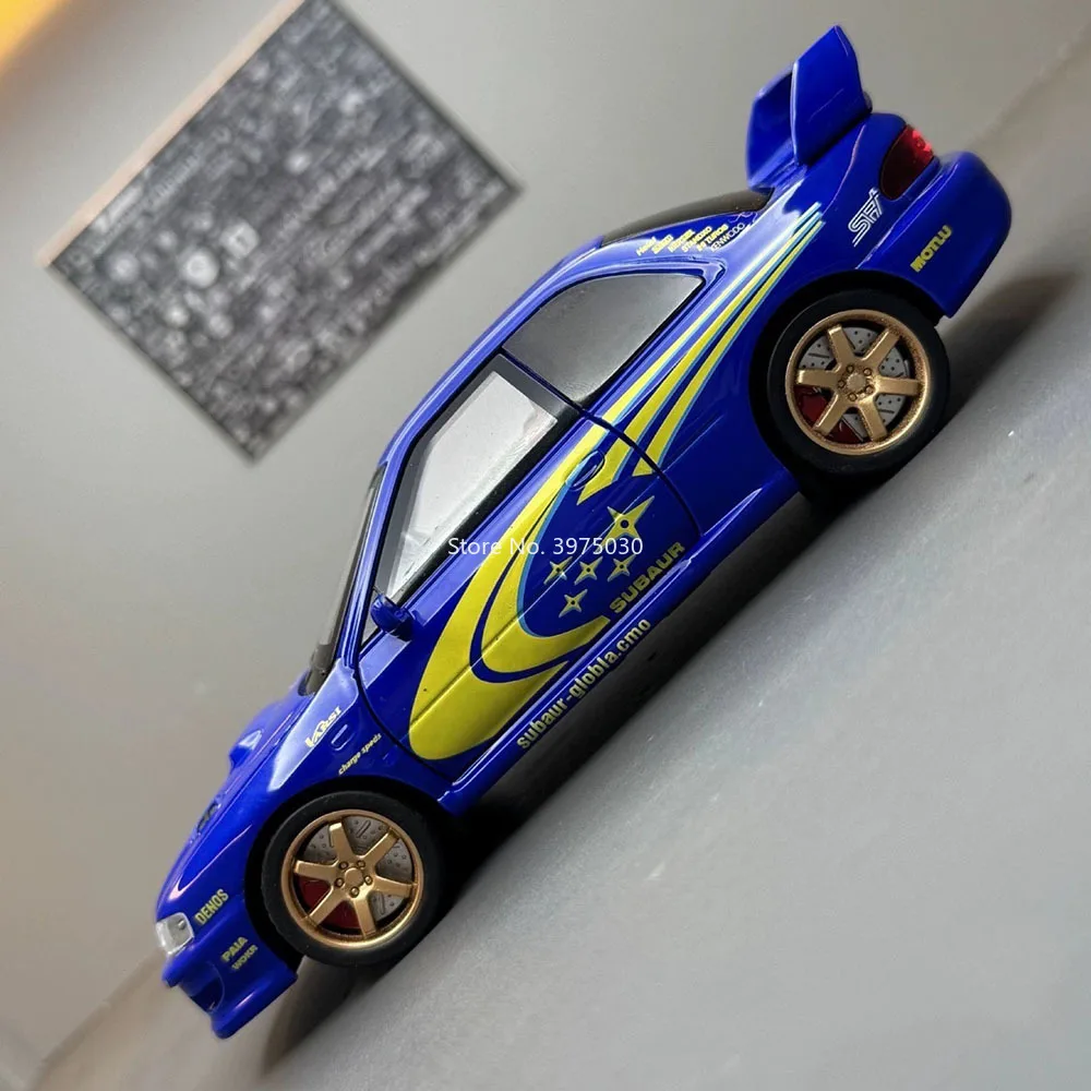 نماذج سوبارو امبريزا بمقياس 1:32 ألعاب سيارات مصنوعة من خليط معدني عجلات دييكاست تحولت سيارة رياضية 4 أبواب مفتوحة للأطفال أفضل الهدايا