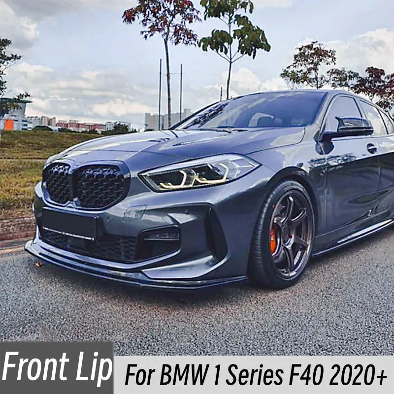 

For 2020+ BMW 1 Series F40 M Sport 118i 120i 128i 3pcs/Set Car Front Bumper Lip Chin Spoiler Bodykit Exterior Tuning Accessorie
