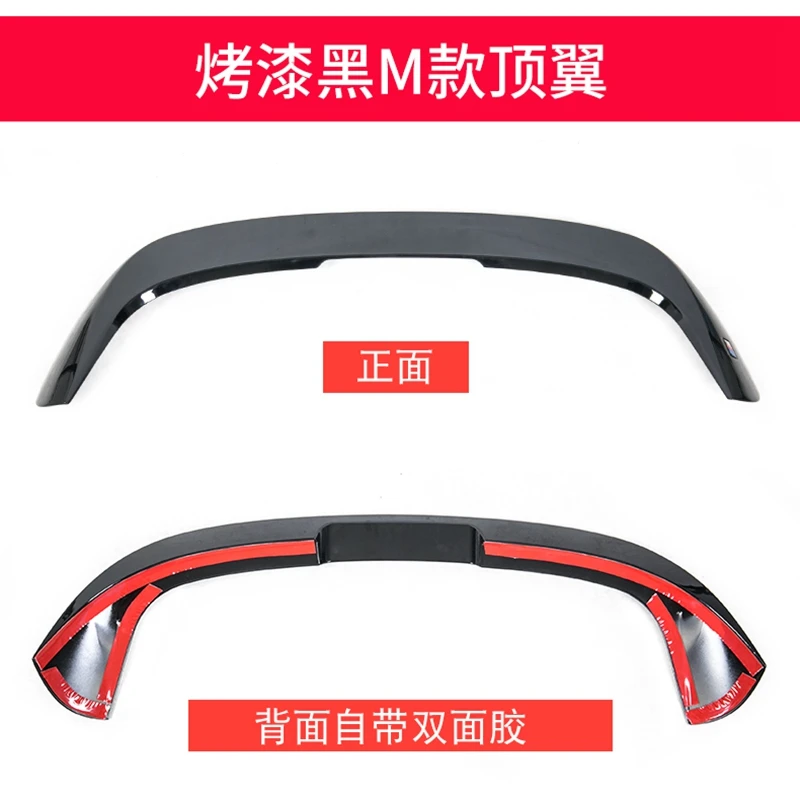 For BMW X1 F48 Spoiler 2017-2019 BMW 1 series hatchback ABS Material Car Rear Wing Primer Color Rear Spoiler For BMW X1 Spoiler