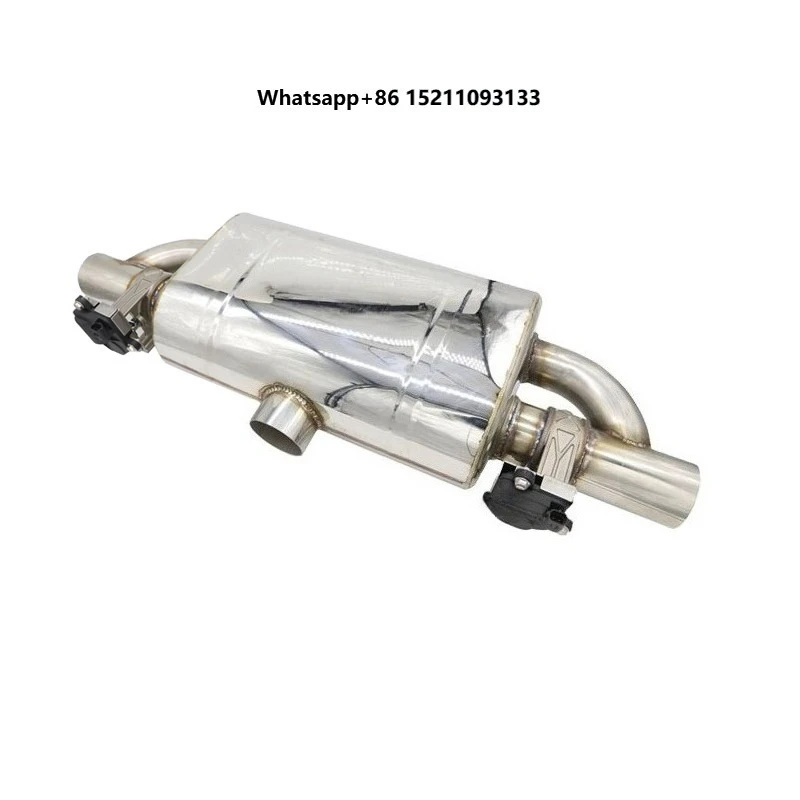 Universal Stainless Steel Remote Control with Cutout Valve/Valvetronic Exhaust Muffler
