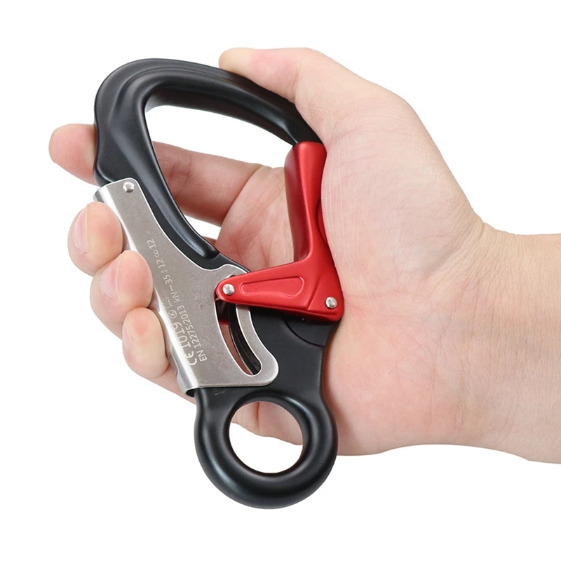 35KN Aviation Aluminum Carabiner Main Lock Outdoor Rock Climbing Carabiner Hanging Hook Buckle Climbing Equipment