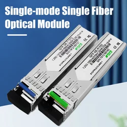 1 paio di modulo SFP LC da 20km 10G 1310nm/1550nm modulo in fibra ottica singola modalità SFP per Switch Cisco/Mikrotik/Huawei Gigabit