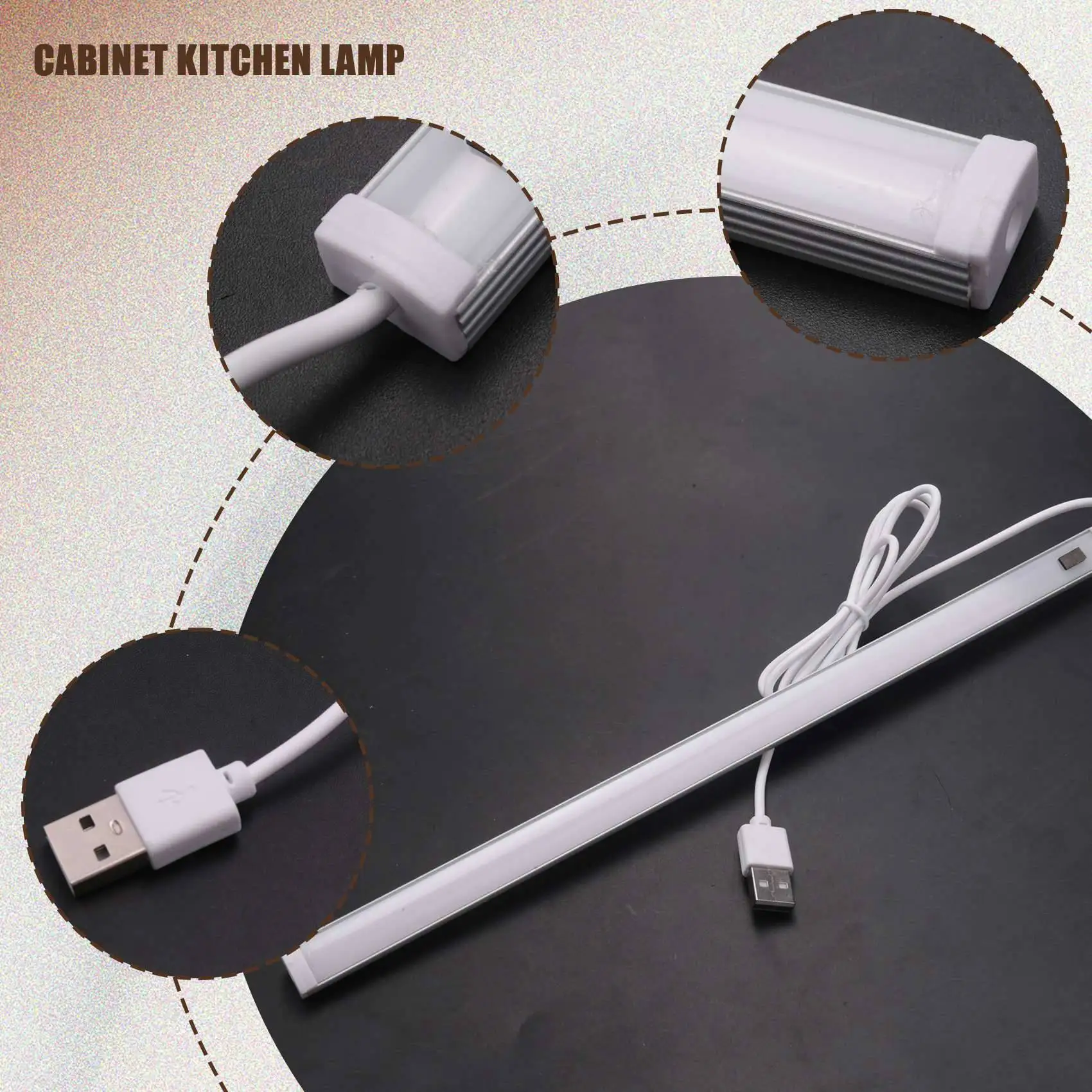 ABPQ-5V USB LED Strip Desk Lamp Hand  Switch Motion Sensor Lamp Study Room Under Cabinet Kitchen Lights
