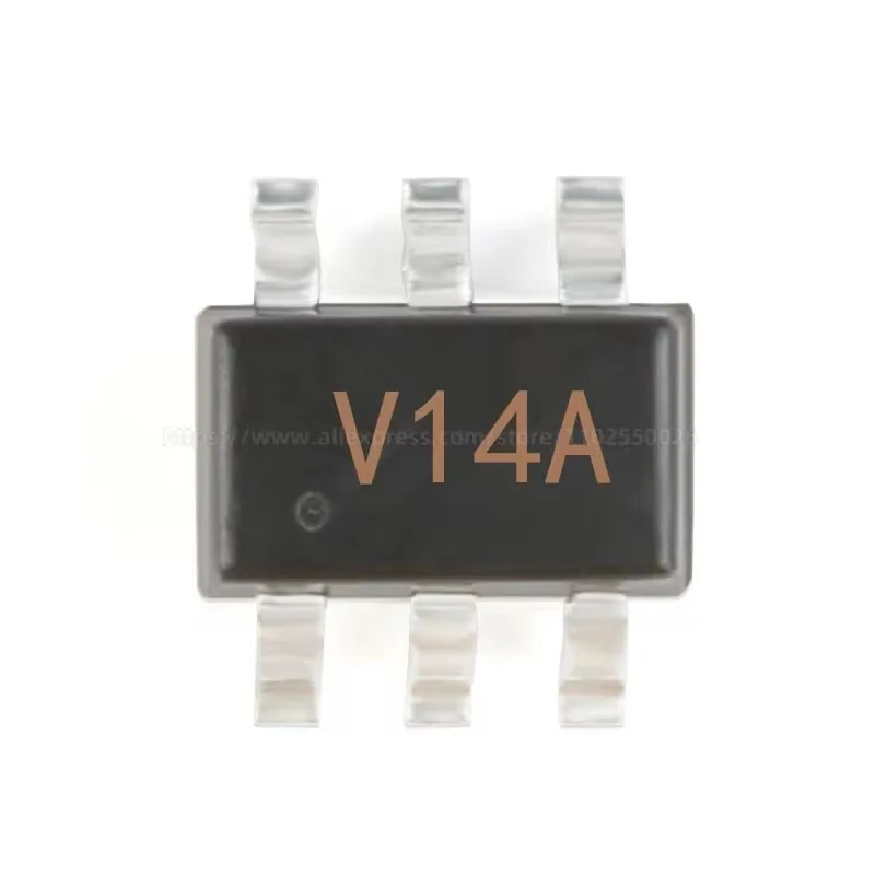 10 pces nc7wv14p6x nc7wv14 v14a v14b v14 * SC70-6 smd ULP-A inversor duplo com entrada de gatilho schmitt cmos conversor ic smt