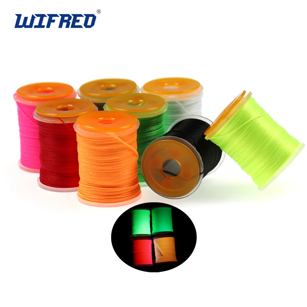 

Wifreo 1PC 200D UV Elastic Fly Tying Thread Line Trout Nymph Large Streamers Saltwater Flies Tying Materials Making Dubbing Red